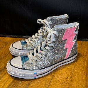 Glitter Converse High Tops